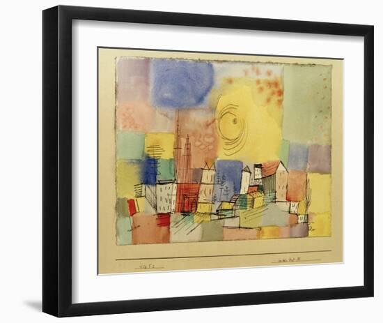 German City BR-Paul Klee-Framed Giclee Print