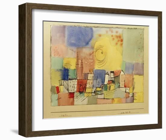 German City BR-Paul Klee-Framed Giclee Print