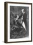 German Composer and Poet Richard Wagner, 1813-1883, with Second Wife Cosima-null-Framed Photographic Print