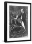 German Composer and Poet Richard Wagner, 1813-1883, with Second Wife Cosima-null-Framed Photographic Print
