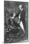 German Composer and Poet Richard Wagner, 1813-1883, with Second Wife Cosima-null-Mounted Photographic Print