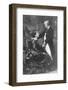 German Composer and Poet Richard Wagner, 1813-1883, with Second Wife Cosima-null-Framed Photographic Print