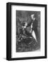 German Composer and Poet Richard Wagner, 1813-1883, with Second Wife Cosima-null-Framed Photographic Print