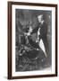 German Composer and Poet Richard Wagner, 1813-1883, with Second Wife Cosima-null-Framed Photographic Print