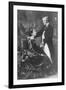 German Composer and Poet Richard Wagner, 1813-1883, with Second Wife Cosima-null-Framed Photographic Print