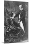 German Composer and Poet Richard Wagner, 1813-1883, with Second Wife Cosima-null-Mounted Photographic Print