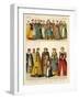 German Costume 1550-1600-Albert Kretschmer-Framed Premium Giclee Print