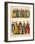 German Costume 1550-1600-Albert Kretschmer-Framed Giclee Print