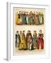 German Costume 1550-1600-Albert Kretschmer-Framed Giclee Print