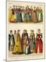 German Costume 1550-1600-Albert Kretschmer-Mounted Giclee Print