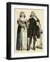 German Couple 1650-null-Framed Art Print