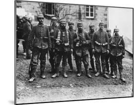 German Crack Soldiers on the Western Front During World War I-Robert Hunt-Mounted Photographic Print