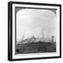 German Cruiser Sunk Off Dar Es Salaam, Tanzania, World War I, 1914-1918-null-Framed Photographic Print