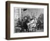 German Doctors Observe a Demonstration of Hypnotism at Munchen-B. Falkenberg-Framed Art Print