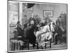 German Doctors Observe a Demonstration of Hypnotism at Munchen-B. Falkenberg-Mounted Art Print