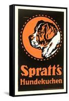 German Dog Food Ad-null-Framed Stretched Canvas