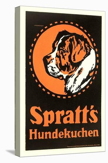 German Dog Food Ad-null-Stretched Canvas