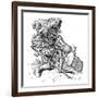 German Drummer-null-Framed Art Print