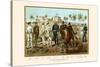 German East Africa Colonial Troops-G. Arnold-Stretched Canvas