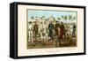 German East Africa Colonial Troops-G. Arnold-Framed Stretched Canvas