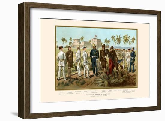 German East Africa Colonial Troops-G. Arnold-Framed Art Print