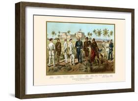 German East Africa Colonial Troops-G. Arnold-Framed Art Print