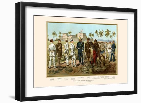 German East Africa Colonial Troops-G. Arnold-Framed Art Print