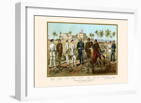 German East Africa Colonial Troops-G. Arnold-Framed Art Print