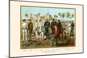 German East Africa Colonial Troops-G. Arnold-Mounted Art Print