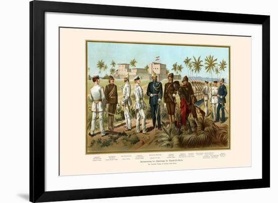 German East Africa Colonial Troops-G. Arnold-Framed Premium Giclee Print