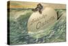 German Easter Card-null-Stretched Canvas