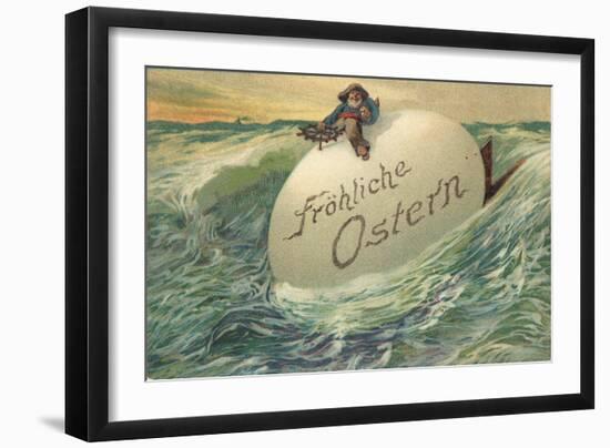 German Easter Card-null-Framed Giclee Print