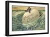 German Easter Card-null-Framed Giclee Print