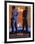 German Election Poster from the Working Group 'Nationale Werbung', 1932-null-Framed Giclee Print