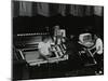 German Electronic Musician Klaus Schulze at the Forum Theatre, Hatfield, Hertfordshire, 1983-Denis Williams-Mounted Photographic Print