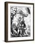 German Falconer, 16th Century-Jost Amman-Framed Giclee Print