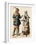 German Farmer and His Wife, 1500s-null-Framed Giclee Print