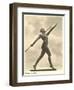 German Female Athlete, with Javelin-null-Framed Art Print