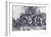 German Field Guns in Action During World War I - a Masked Battery-null-Framed Giclee Print