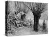 German Field Telephone Station, Aisne, France, World War I, 1915-null-Stretched Canvas