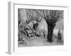 German Field Telephone Station, Aisne, France, World War I, 1915-null-Framed Giclee Print