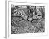 German Field Telephonist, Somme, France, World War I, 1916-null-Framed Giclee Print