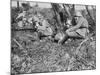 German Field Telephonist, Somme, France, World War I, 1916-null-Mounted Giclee Print