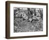 German Field Telephonist, Somme, France, World War I, 1916-null-Framed Giclee Print