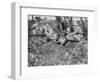 German Field Telephonist, Somme, France, World War I, 1916-null-Framed Giclee Print