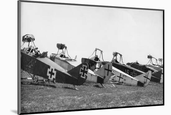 German Fighter Planes, Ca. 1920-null-Mounted Photographic Print