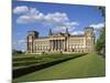 German Flag Flies in Front of the Reichstag in Berlin, Germany, Europe-Scholey Peter-Mounted Photographic Print