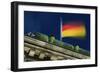 German Flag Flying from the Reichstag-Jon Hicks-Framed Photographic Print