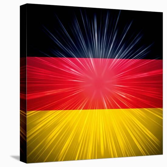 German Flag-marinini-Stretched Canvas