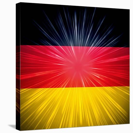 German Flag-marinini-Stretched Canvas